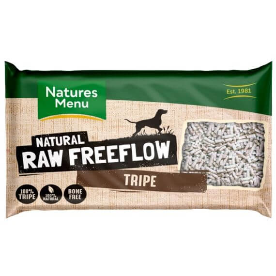 Nature's Menu Natural Free Flow Tripe Mince 2kg Raw Dog Food