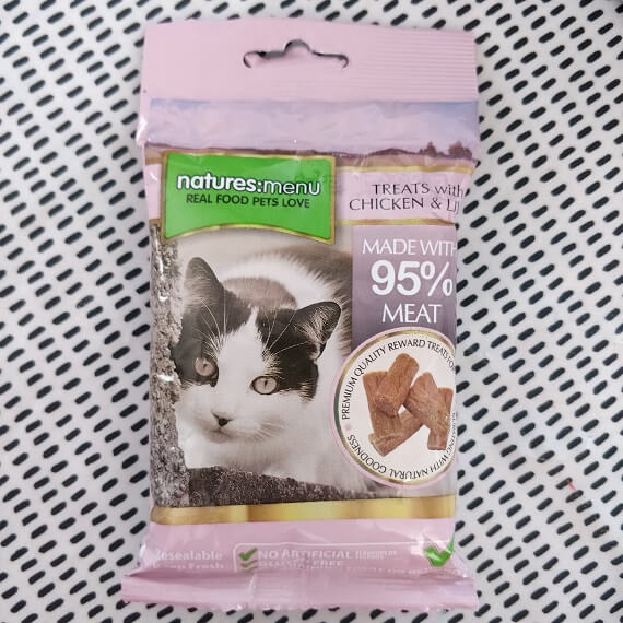 Natures Menu Chicken Liver Cat Treats Natural Cat Treats